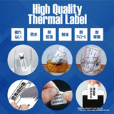 防水 高性能感熱ラベルシール 40×60mm 【130枚×4巻=520枚】感熱シール 配送ラベル印刷 感熱ラベルプリンター専用 サーマルラベル用紙 小型ラベルプリンター用 FBAラベル phomemo M110互換品 [RAYFOOK RHTシリーズ]