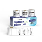 防水 高性能感熱ラベルシール 30×20mm 【300枚×4巻=1200枚】感熱シール 配送ラベル印刷 感熱ラベルプリンター専用 サーマルラベル用紙 小型ラベルプリンター用 phomemo M110互換品 [RAYFOOK RHTシリーズ]